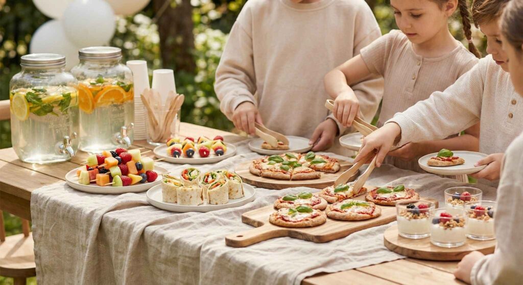 Menú infantil ideas saludables y fáciles para eventos